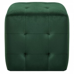Acquista Comodini 2 pz Verde 30x30x30 cm in Tessuto Vellutato con riferimento GHV-249019 della ditta GARDENHOME