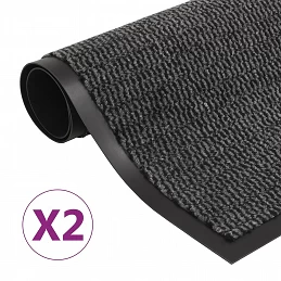 Acquista Tappeti Antipolvere 2 pz Trapuntati 80x120 cm Antracite con riferimento GHV-3051609 della ditta GARDENHOME