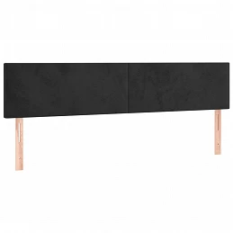 Acquista Testiere 2 pz Nere 100x5x78/88 cm in Velluto con riferimento GHV-345860 della ditta GARDENHOME