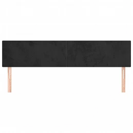 Acquista Testiere 2 pz Nere 100x5x78/88 cm in Velluto con riferimento GHV-345860 della ditta GARDENHOME