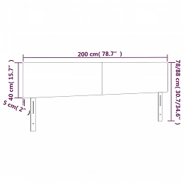 Acquista Testiere 2 pz Nere 100x5x78/88 cm in Velluto con riferimento GHV-345860 della ditta GARDENHOME