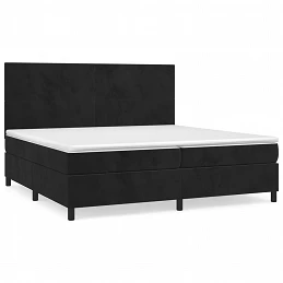 Acquista Giroletto a Molle con Materasso Nero 200x200 cm in Velluto con riferimento GHV-3142925 della ditta GARDENHOME