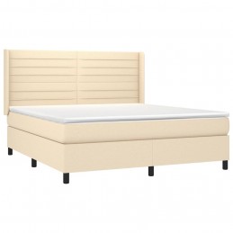 Acquista Letto a Molle con Materasso e LED Crema 180x200 cm in Tessuto con riferimento GHV-3138418 della ditta GARDENHOME