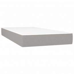 Acquista Giroletto a Molle con Materasso Grigio Chiaro100x200 cm Tessuto con riferimento GHV-3131969 della ditta GARDENHOME