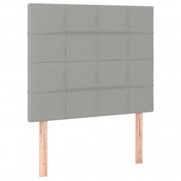 Acquista Giroletto a Molle con Materasso Grigio Chiaro100x200 cm Tessuto con riferimento GHV-3131969 della ditta GARDENHOME