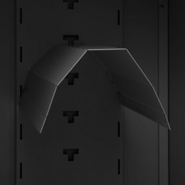 Acquista Armadietto per Sella Antracite 53x53x140 cm in Acciaio con riferimento GHV-339602 della ditta GARDENHOME