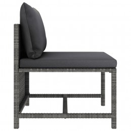 Acquista Set Divani da Giardino 4 pz con Cuscini in Polyrattan Grigio con riferimento GHV-313502 della ditta GARDENHOME