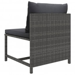 Acquista Set Divani da Giardino 4 pz con Cuscini in Polyrattan Grigio con riferimento GHV-313502 della ditta GARDENHOME