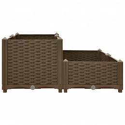 Acquista Fioriera Rialzata 80x80x38 cm in Polipropilene con riferimento GHV-316523 della ditta GARDENHOME