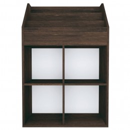 Acquista Portariviste per Bambini Rovere Fumo 71x30x114 cm Truciolato con riferimento GHV-339534 della ditta GARDENHOME