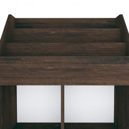 Acquista Portariviste per Bambini Rovere Fumo 71x30x114 cm Truciolato con riferimento GHV-339534 della ditta GARDENHOME