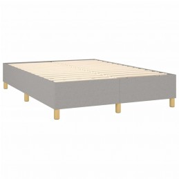 Acquista Giroletto a Molle con Materasso Grigio Chiaro 140x190cm Tessuto con riferimento GHV-3132305 della ditta GARDENHOME