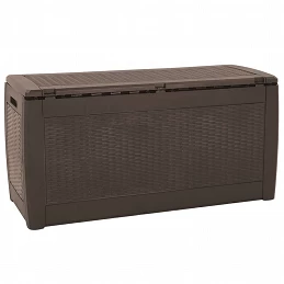 Acquista Baule da Giardino Marrone 119x48x60 cm in Polipropilene con riferimento GHV-152196 della ditta GARDENHOME