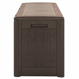 Acquista Baule da Giardino Marrone 119x48x60 cm in Polipropilene con riferimento GHV-152196 della ditta GARDENHOME
