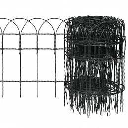 Acquista Recinzione per Giardino in Ferro Verniciato a Polvere 25x0,4 m con riferimento GHV-141072 della ditta GARDENHOME