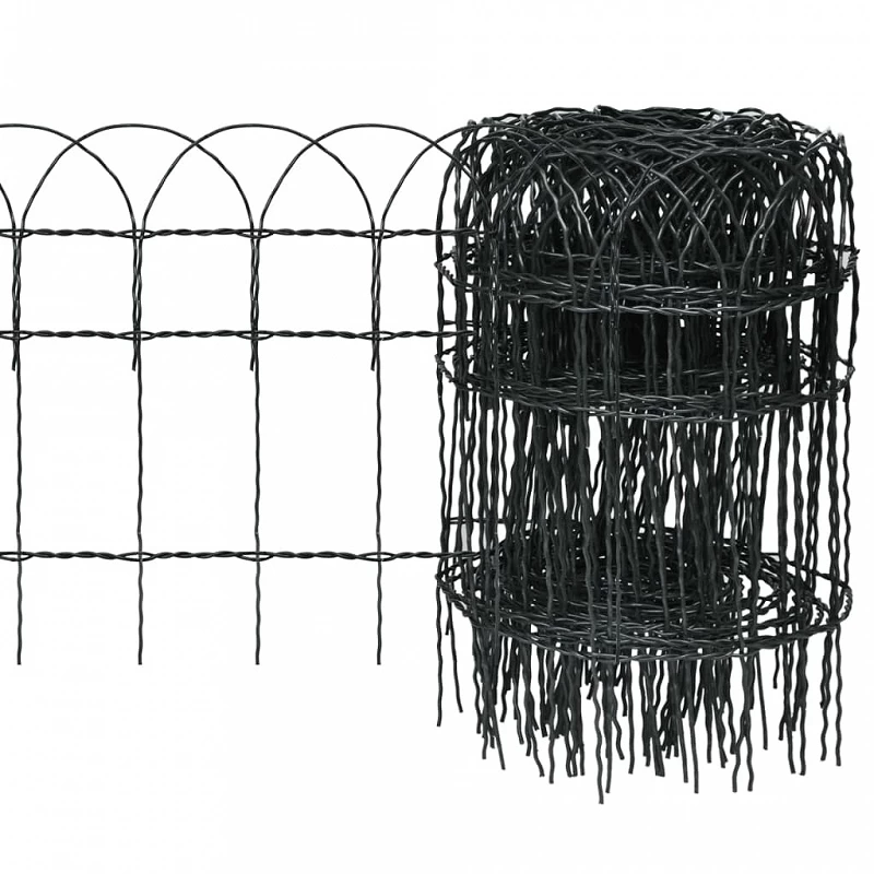 Acquista Recinzione per Giardino in Ferro Verniciato a Polvere 25x0,4 m con riferimento GHV-141072 della ditta GARDENHOME