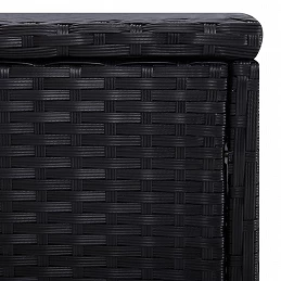 Acquista Lettini Prendisole con Tavolino 3 pz in Polyrattan Nero con riferimento GHV-3057667 della ditta GARDENHOME