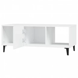 Acquista Tavolino da Salotto Bianco 102x50x40 cm in Legno Multistrato con riferimento GHV-812699 della ditta GARDENHOME
