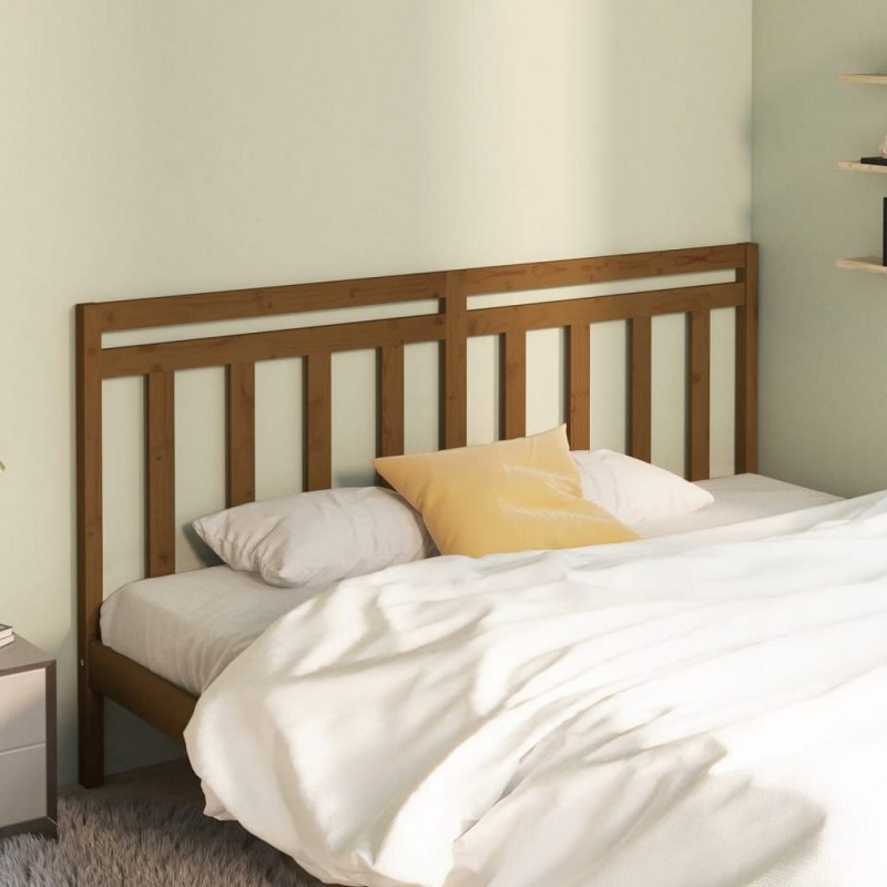 Acquista Testiera per Letto Miele 206x4x100 cm in Legno Massello di Pino con riferimento GHV-817813 della ditta GARDENHOME
