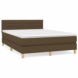Acquista Giroletto a Molle con Materasso Marrone Scuro 140x200cm Tessuto con riferimento GHV-3140700 della ditta GARDENHOME