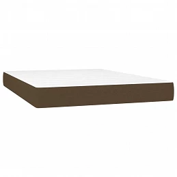 Acquista Giroletto a Molle con Materasso Marrone Scuro 140x200cm Tessuto con riferimento GHV-3140700 della ditta GARDENHOME