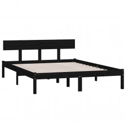 Acquista Giroletto Nero in Legno Massello di Pino 120x200 cm con riferimento GHV-810146 della ditta GARDENHOME