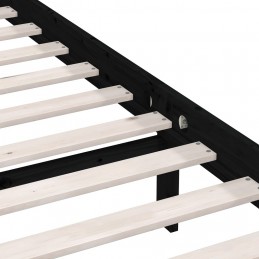 Acquista Giroletto Nero in Legno Massello di Pino 120x200 cm con riferimento GHV-810146 della ditta GARDENHOME