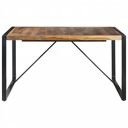 Acquista Tavolo da Pranzo 140x140x75 cm Legno Massello Finitura Sheesham con riferimento GHV-321574 della ditta GARDENHOME