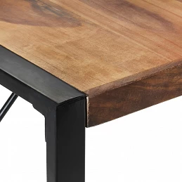 Acquista Tavolo da Pranzo 140x140x75 cm Legno Massello Finitura Sheesham con riferimento GHV-321574 della ditta GARDENHOME