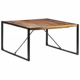 Acquista Tavolo da Pranzo 140x140x75 cm Legno Massello Finitura Sheesham con riferimento GHV-321574 della ditta GARDENHOME