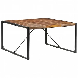 Acquista Tavolo da Pranzo 140x140x75 cm Legno Massello Finitura Sheesham con riferimento GHV-321574 della ditta GARDENHOME