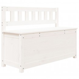 Acquista Panca Bianca 110x41x76,5 cm in Legno Massello di Pino con riferimento GHV-823555 della ditta GARDENHOME