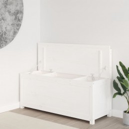 Acquista Panca Bianca 110x41x76,5 cm in Legno Massello di Pino con riferimento GHV-823555 della ditta GARDENHOME