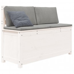 Acquista Panca Bianca 110x41x76,5 cm in Legno Massello di Pino con riferimento GHV-823555 della ditta GARDENHOME