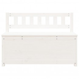 Acquista Panca Bianca 110x41x76,5 cm in Legno Massello di Pino con riferimento GHV-823555 della ditta GARDENHOME