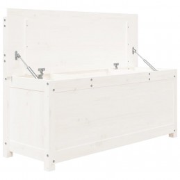 Acquista Panca Bianca 110x41x76,5 cm in Legno Massello di Pino con riferimento GHV-823555 della ditta GARDENHOME