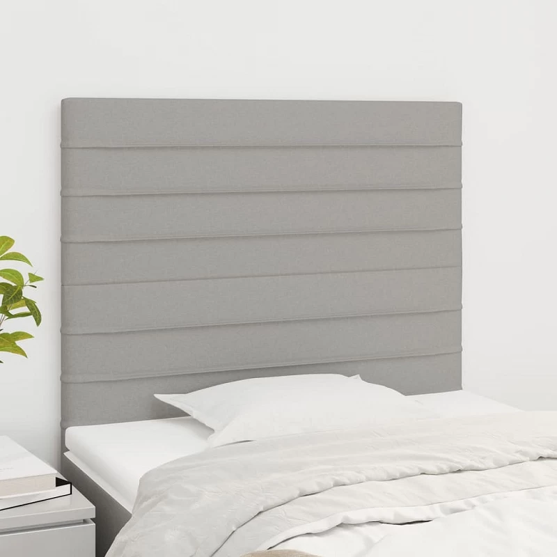 Acquista Testiera 2 pz Grigio Chiaro 90x5x78/88 cm in Tessuto con riferimento GHV-3116454 della ditta GARDENHOME