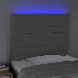 Acquista Testiera a LED Grigio Chiaro 90x5x118/128 cm in Tessuto con riferimento GHV-3122546 della ditta GARDENHOME