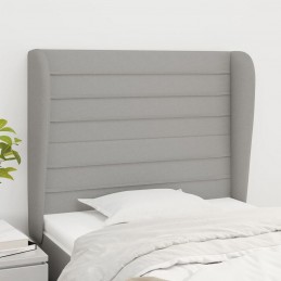 Acquista Testiera ad Orecchio Grigio Chiaro 93x23x118/128 cm in Tessuto con riferimento GHV-3118078 della ditta GARDENHOME