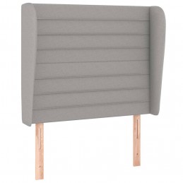 Acquista Testiera ad Orecchio Grigio Chiaro 93x23x118/128 cm in Tessuto con riferimento GHV-3118078 della ditta GARDENHOME