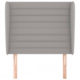 Acquista Testiera ad Orecchio Grigio Chiaro 93x23x118/128 cm in Tessuto con riferimento GHV-3118078 della ditta GARDENHOME