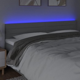 Acquista Testiera a LED Grigio Chiaro 180x5x78/88 cm in Tessuto con riferimento GHV-3121766 della ditta GARDENHOME