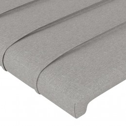 Acquista Testiera a LED Grigio Chiaro 180x5x78/88 cm in Tessuto con riferimento GHV-3121766 della ditta GARDENHOME