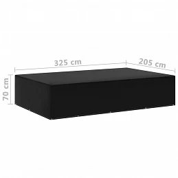 Acquista Coperture Arredi Giardino 2 pz 12 Occhielli 325x205x70 cm con riferimento GHV-3082838 della ditta GARDENHOME