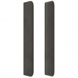 Acquista Testiera ad Orecchio GrigioScuro 163x16x118/128cm in Velluto con riferimento GHV-3119971 della ditta GARDENHOME