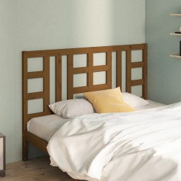 Acquista Testiera per Letto Marrone Miele 146x4x100 cm in Pino Massello con riferimento GHV-817843 della ditta GARDENHOME
