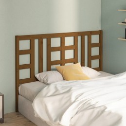 Acquista Testiera per Letto Marrone Miele 146x4x100 cm in Pino Massello con riferimento GHV-817843 della ditta GARDENHOME