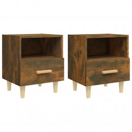 Acquista Comodini 2 pz Rovere Fumo 40x35x47 cm con riferimento GHV-817298 della ditta GARDENHOME