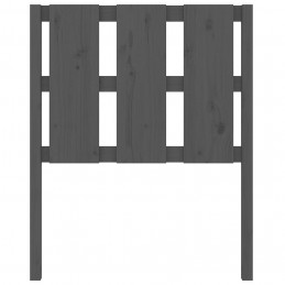 Acquista Testiera per Letto Grigia 80,5x4x100 cm Legno Massello di Pino con riferimento GHV-817967 della ditta GARDENHOME
