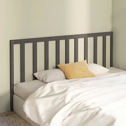 Acquista Testiera per Letto Grigia 206x4x100cm in Legno Massello di Pino con riferimento GHV-817712 della ditta GARDENHOME